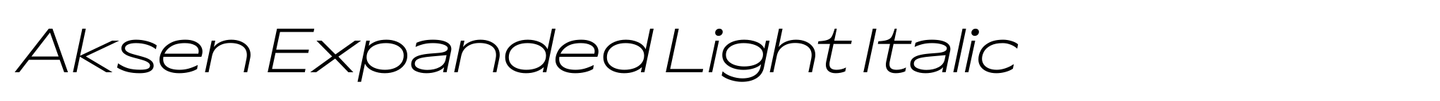 Aksen Expanded Light Italic image